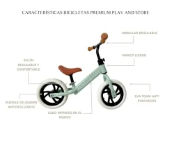 Bicicleta Equilibrio Premium Taupe Niños Juguetes Niños 4 Años|Juguetes Niños 6 Años