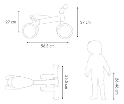 New Bicicleta sin Pedales - Correpasillos Bubblat Sage Niños Correpasillos|Juguetes Para Niños De 18 Meses
