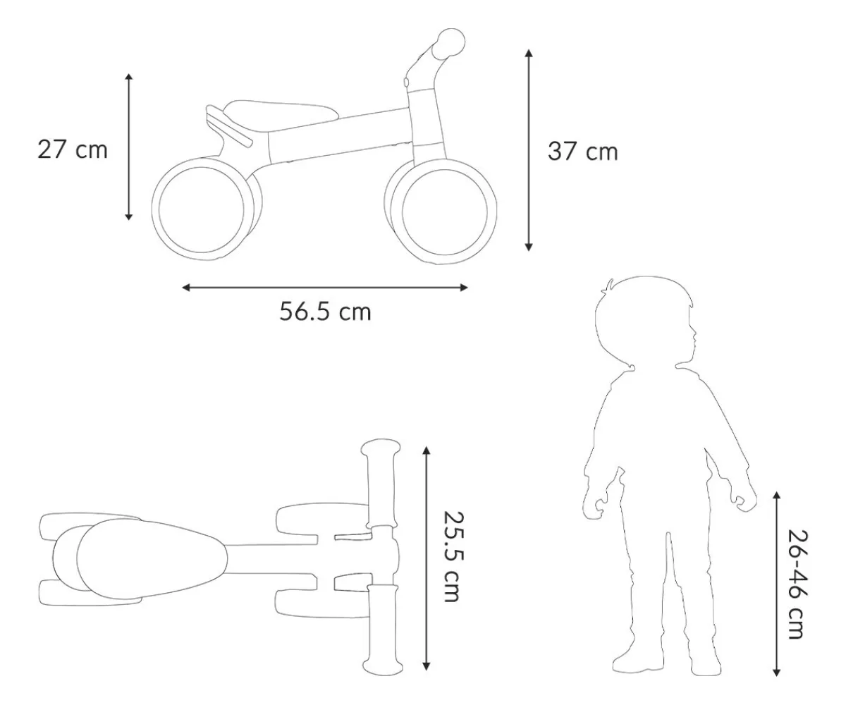 New Bicicleta sin Pedales - Correpasillos Bubblat Sage Niños Correpasillos|Juguetes Para Niños De 18 Meses