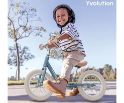 Hot Bicicleta sin Pedales Yvelo Classic Azul Niños Juguetes Para Niños De 18 Meses|Juguetes Para Niños De Un Año