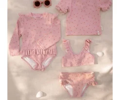 Bañadores Niños^Little Dutch Bikini Sunny Flowers Blush