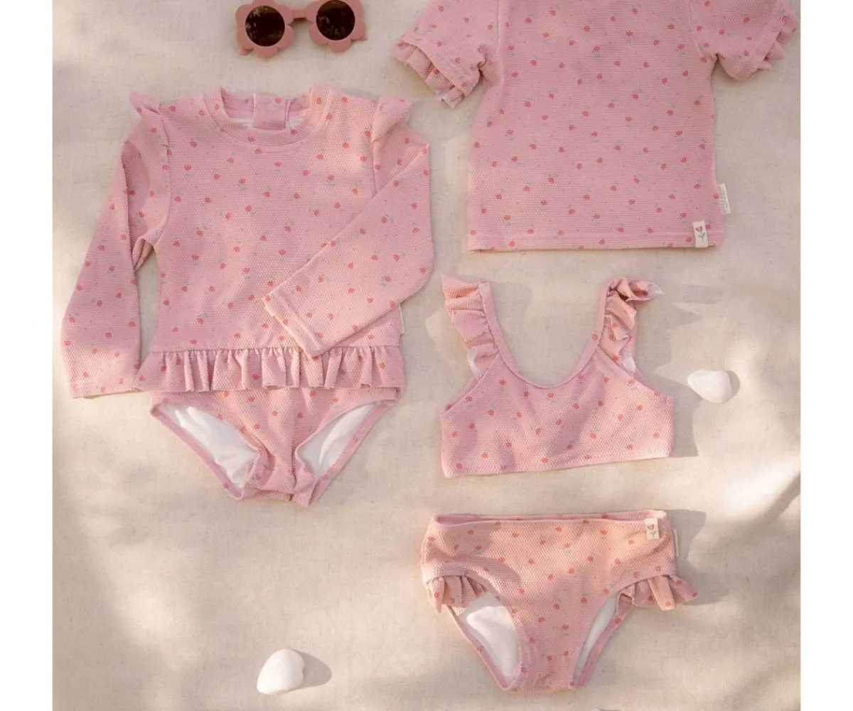 Bañadores Niños^Little Dutch Bikini Sunny Flowers Blush