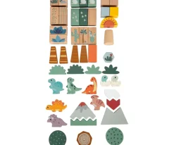 Juguetes Para Niños De Un Año^small foot Bloques de Construcción de Madera Dino