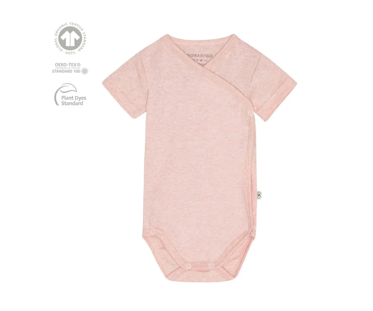 Ropa Infantil^GoBabyGo Body Manga Corta Rose 62cm