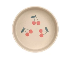 Best Bol Antideslizante Eco Happy Fruits Cherry Vajilla Infantil|Baby Led Weaning