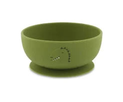 Vajilla Infantil^Trixie Bol con Ventosa Silicona Mr. Dino