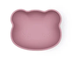 Vajilla Infantil^We Might Be Tiny Bol con Ventosa y Tapa Oso Dusty Rose