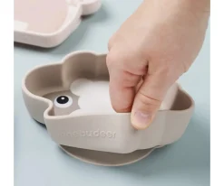 Outlet Bol Silicona Stick&Stay Sheepy Sand Baby Led Weaning|Vajilla Infantil