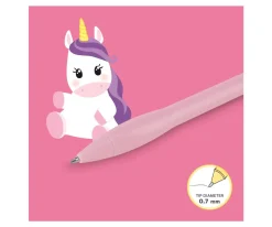 New Bolígrafo de Gel Luminoso Unicorno Niños Manualidades Para Niños|Material Escolar