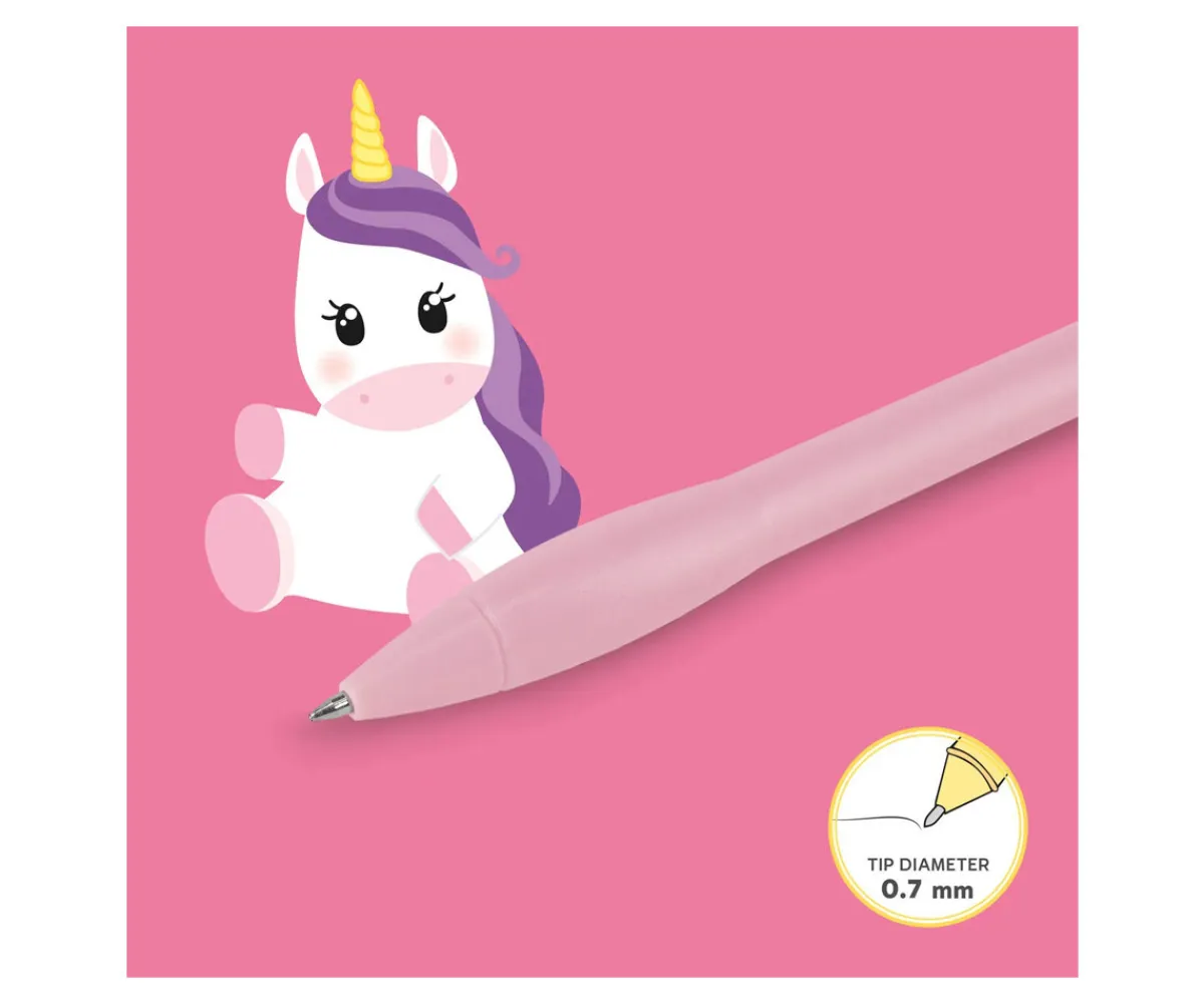 New Bolígrafo de Gel Luminoso Unicorno Niños Manualidades Para Niños|Material Escolar