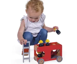 Juguetes Para Niños De Un Año^Janod Bolid Camión De Bomberos