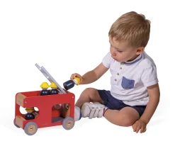 Juguetes Para Niños De Un Año^Janod Bolid Camión De Bomberos