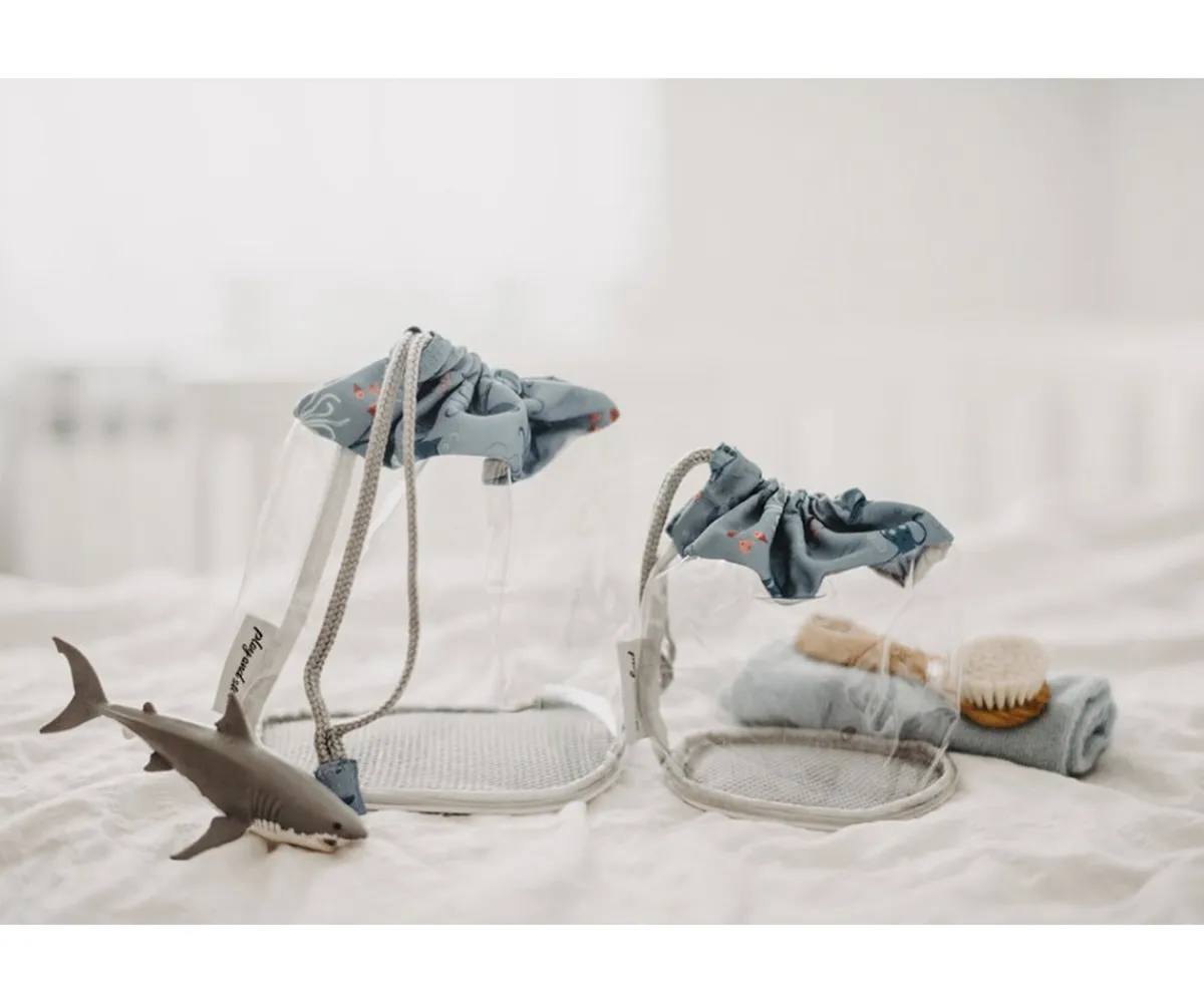 Sale Bolsa Almacenaje MEDIANA Sharks Niños Organizadores De Juguetes|Organizadores De Baño