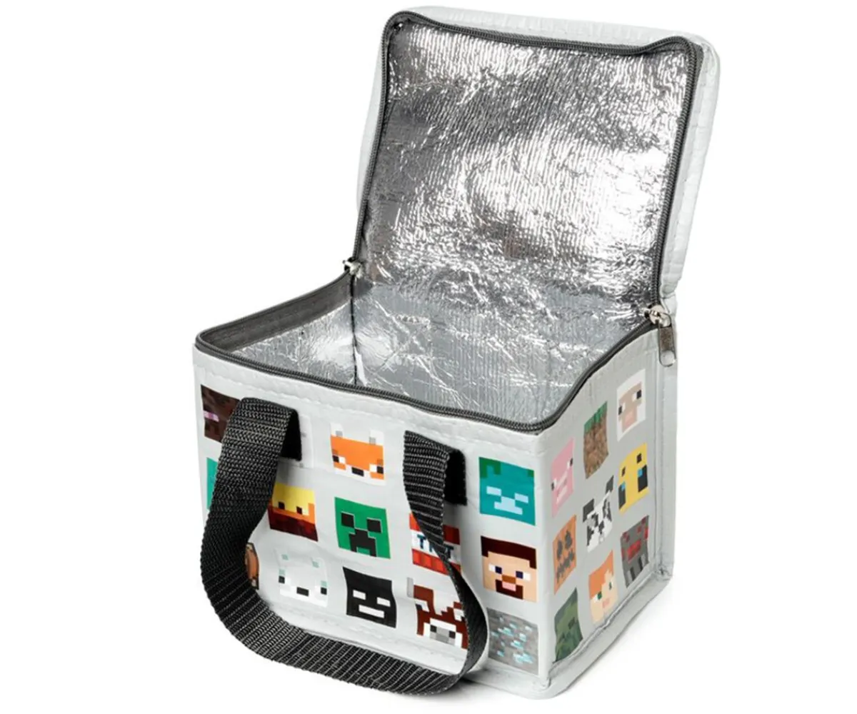 Bolsas Térmicas^puckator Bolsa Almuerzo Térmica Caras Minecraft Personalizable