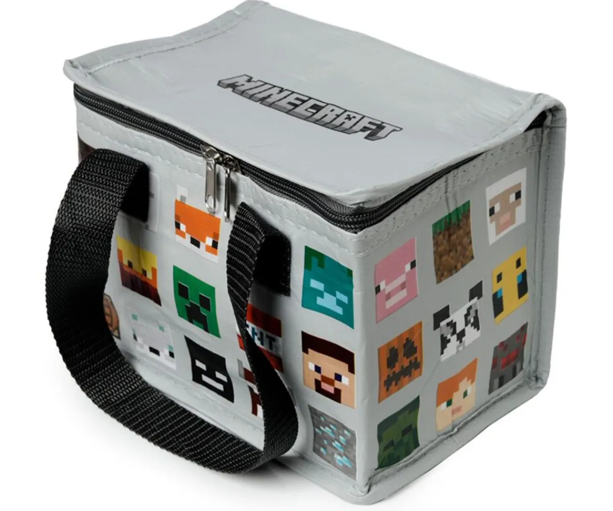 Bolsas Térmicas^puckator Bolsa Almuerzo Térmica Caras Minecraft Personalizable