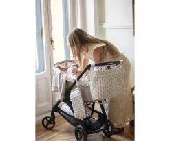 Best Bolsa Canastilla Botton Flores Niños Bolsos Carro Bebé|Bolsas Hospital Bebé