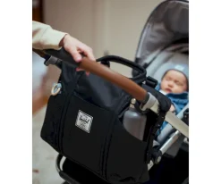 Bolsos Carro Bebé^Herschel Bolsa Canastilla con Cambiador Strand Duffle Black