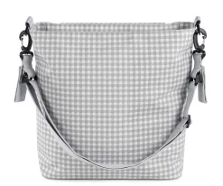 Bolsos Carro Bebé^Walking Mum Bolsa Canastilla I Love Vichy Gris
