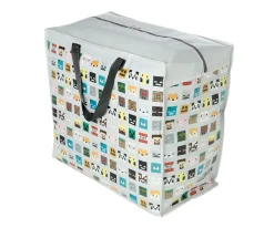 Outlet Bolsa de Almacenaje Caras Minecraft Organizadores|Organizadores De Juguetes
