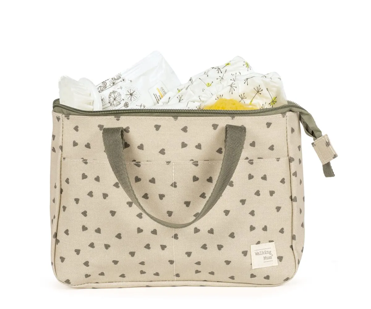 Discount Bolsa de Aseo Corazones Poppy Moss Niños Neceseres|Aseo Bebé Y Niños