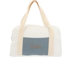 Bolsas De Deporte^Cristina de Jos'h Bolsa de Deporte Rainbow Dots Azul Personalizable