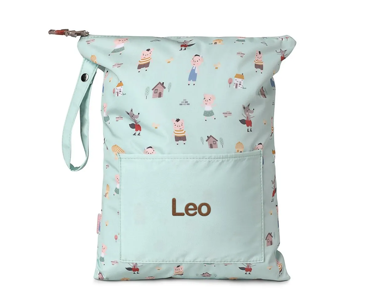 Online Bolsa Impermeable Grande The Three Little Pigs Personalizable Bolsas Impermeables|Colecciones Vuelta Al Cole
