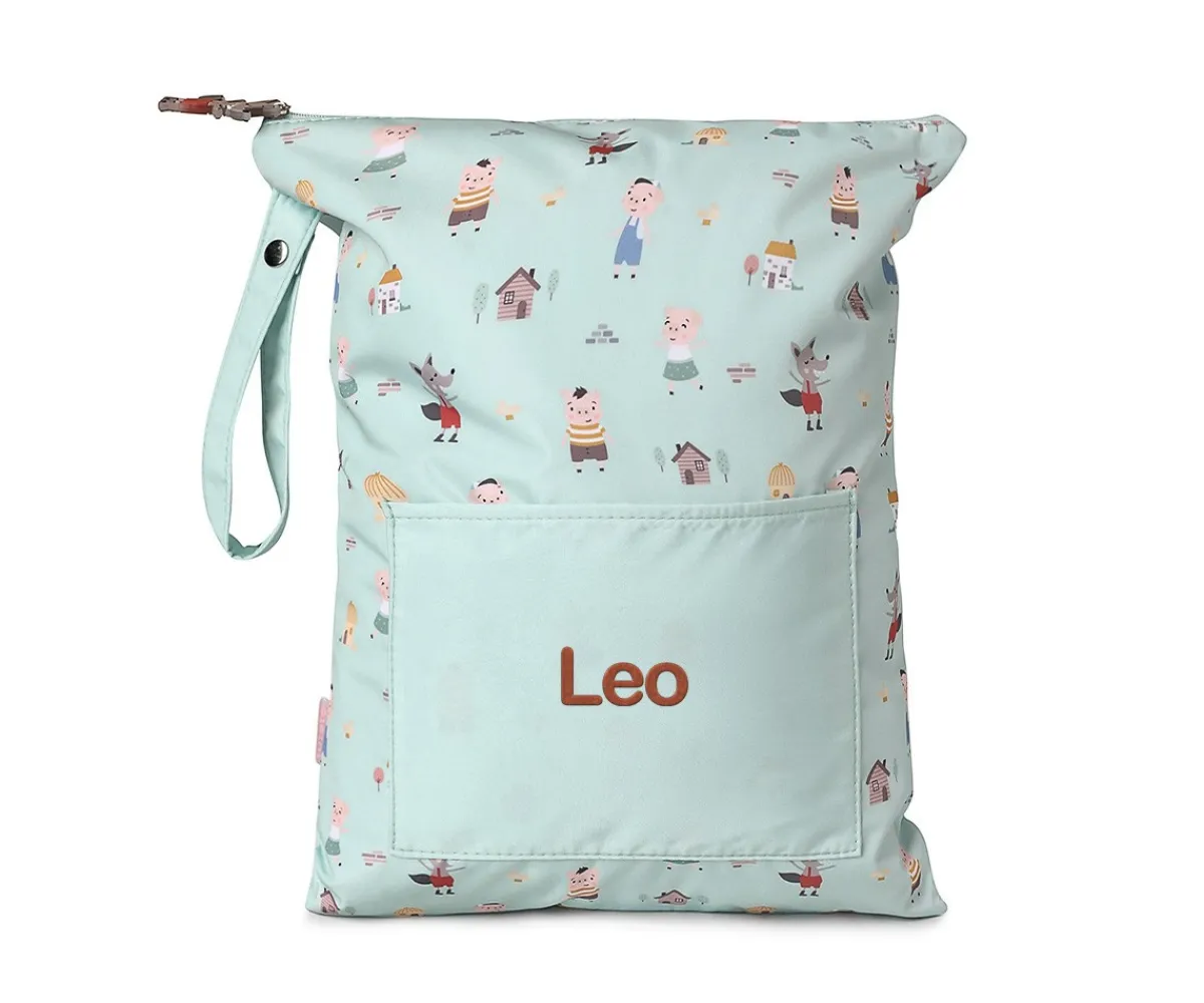 Online Bolsa Impermeable Grande The Three Little Pigs Personalizable Bolsas Impermeables|Colecciones Vuelta Al Cole