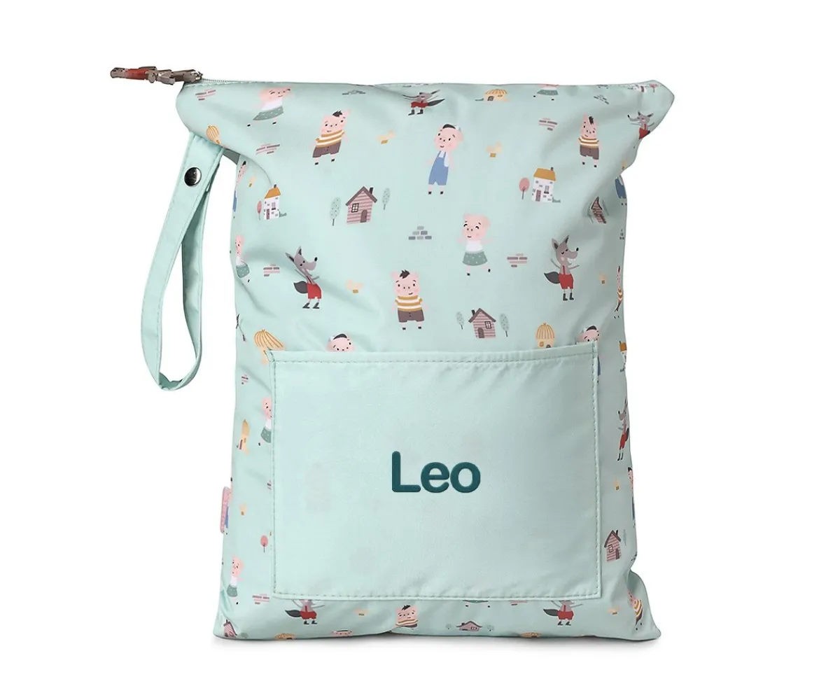 Online Bolsa Impermeable Grande The Three Little Pigs Personalizable Bolsas Impermeables|Colecciones Vuelta Al Cole