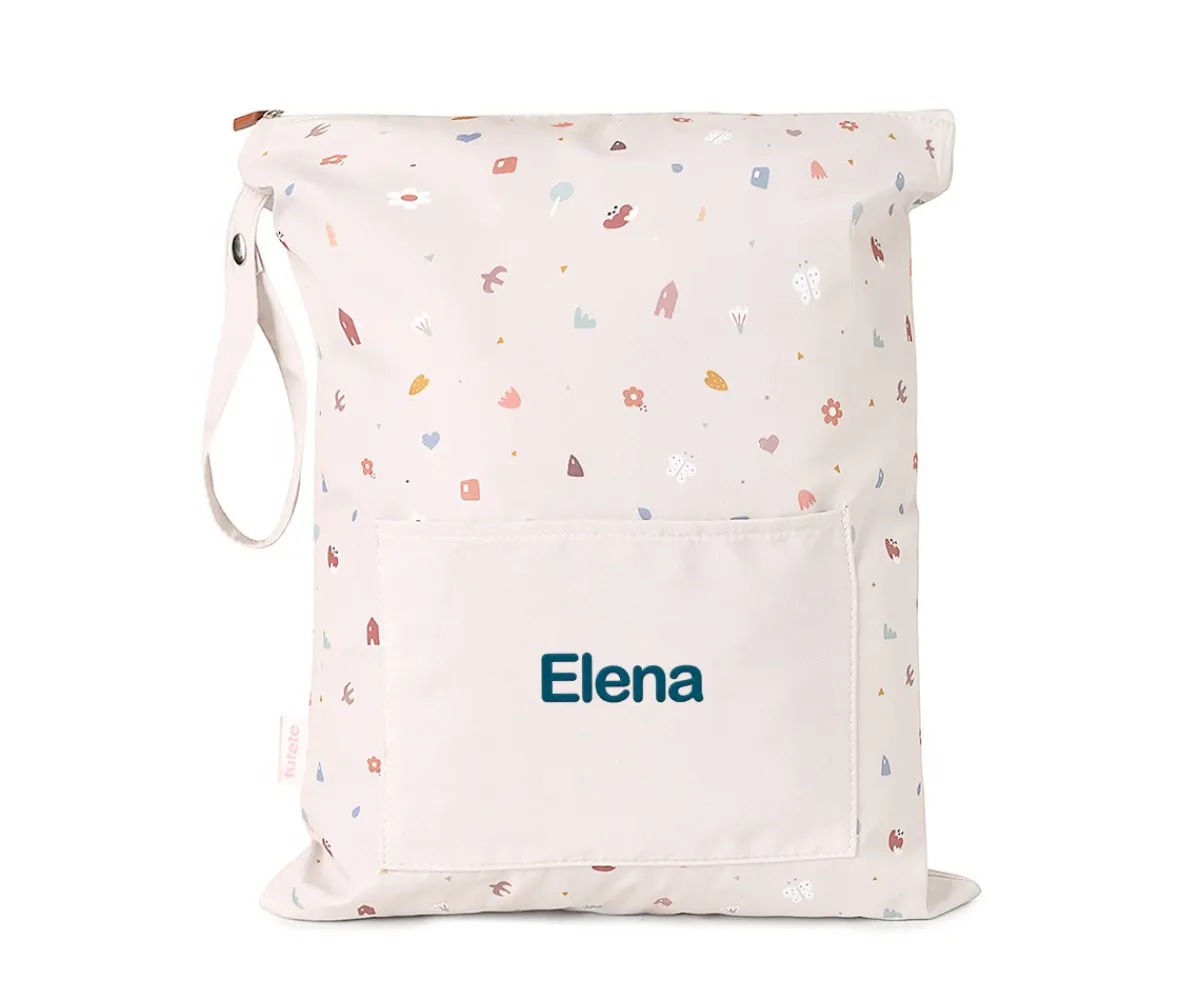 Sale Bolsa Impermeable Grande Geometric Nature Personalizable Colecciones Vuelta Al Cole|Bolsas Impermeables