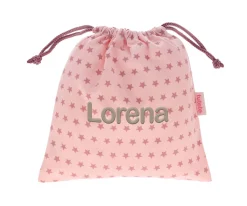 New Bolsa Merienda Lyra Rosa Personalizable Colecciones Vuelta Al Cole|Bolsas Merienda