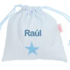 Bolsas Merienda Personalizadas^Tutete Textil Bolsa Merienda Personalizada Oxford Azul