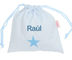 Bolsas Merienda Personalizadas^Tutete Textil Bolsa Merienda Personalizada Oxford Azul
