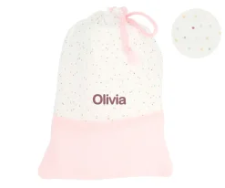 Online Bolsa Merienda Rainbow Dots Rosa Personalizable Bolsas Merienda|Bolsas Merienda Personalizadas