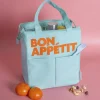 New Bolsa Merienda Térmica Bon Appétit Verde Menta Bolsas Térmicas|Bolsas Merienda