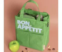 New Bolsa Merienda Térmica Bon Appétit Verde Botella Bolsas Térmicas|Bolsas Merienda