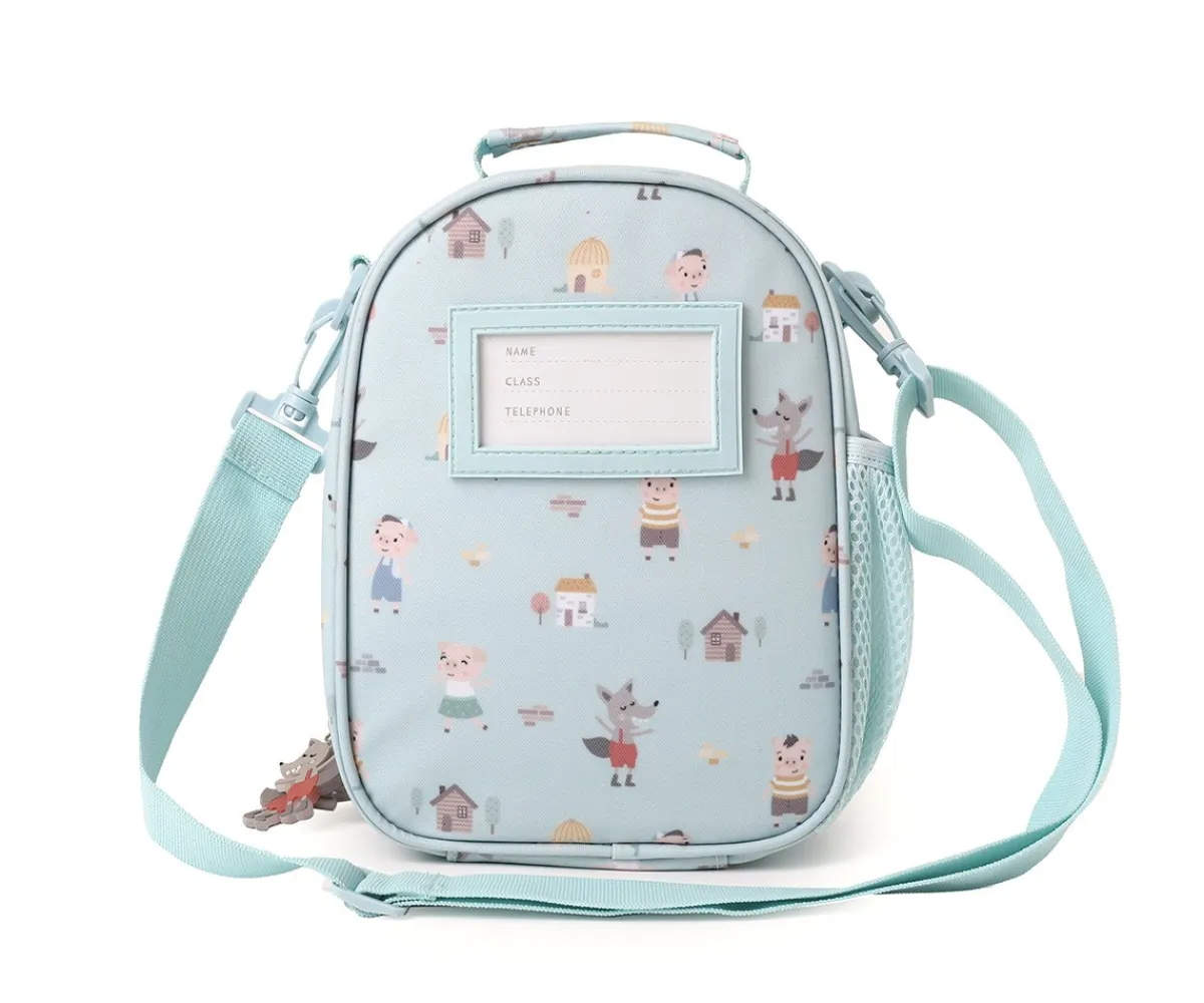 Outlet Bolsa Merienda Térmica 3D The Three Little Pigs Personalizable Bolsas Térmicas|Bolsas Merienda