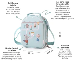 Outlet Bolsa Merienda Térmica 3D The Three Little Pigs Personalizable Bolsas Térmicas|Bolsas Merienda