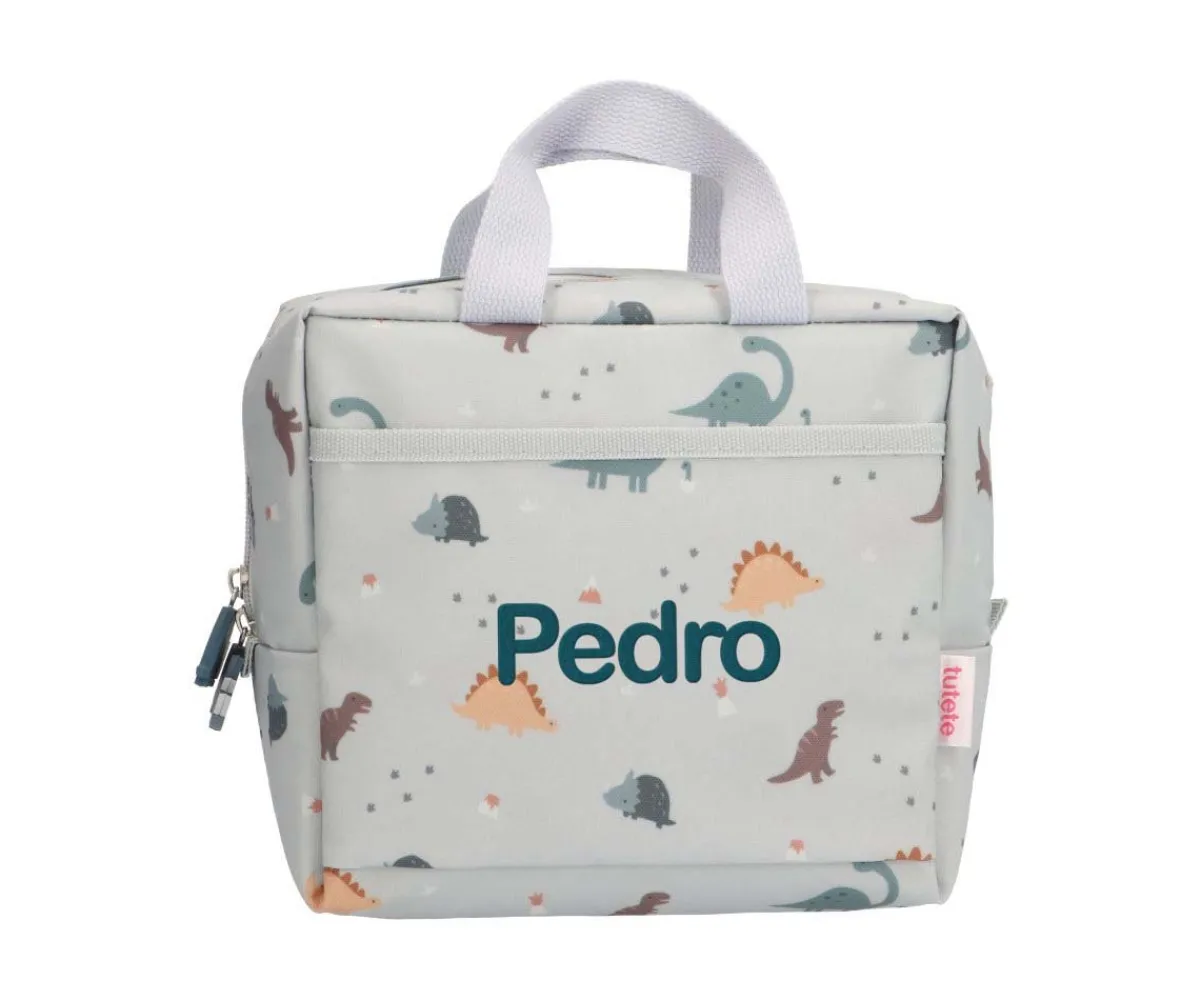 New Bolsa Merienda Térmica Dinos World Personalizable Colecciones Vuelta Al Cole|Bolsas Merienda Personalizadas