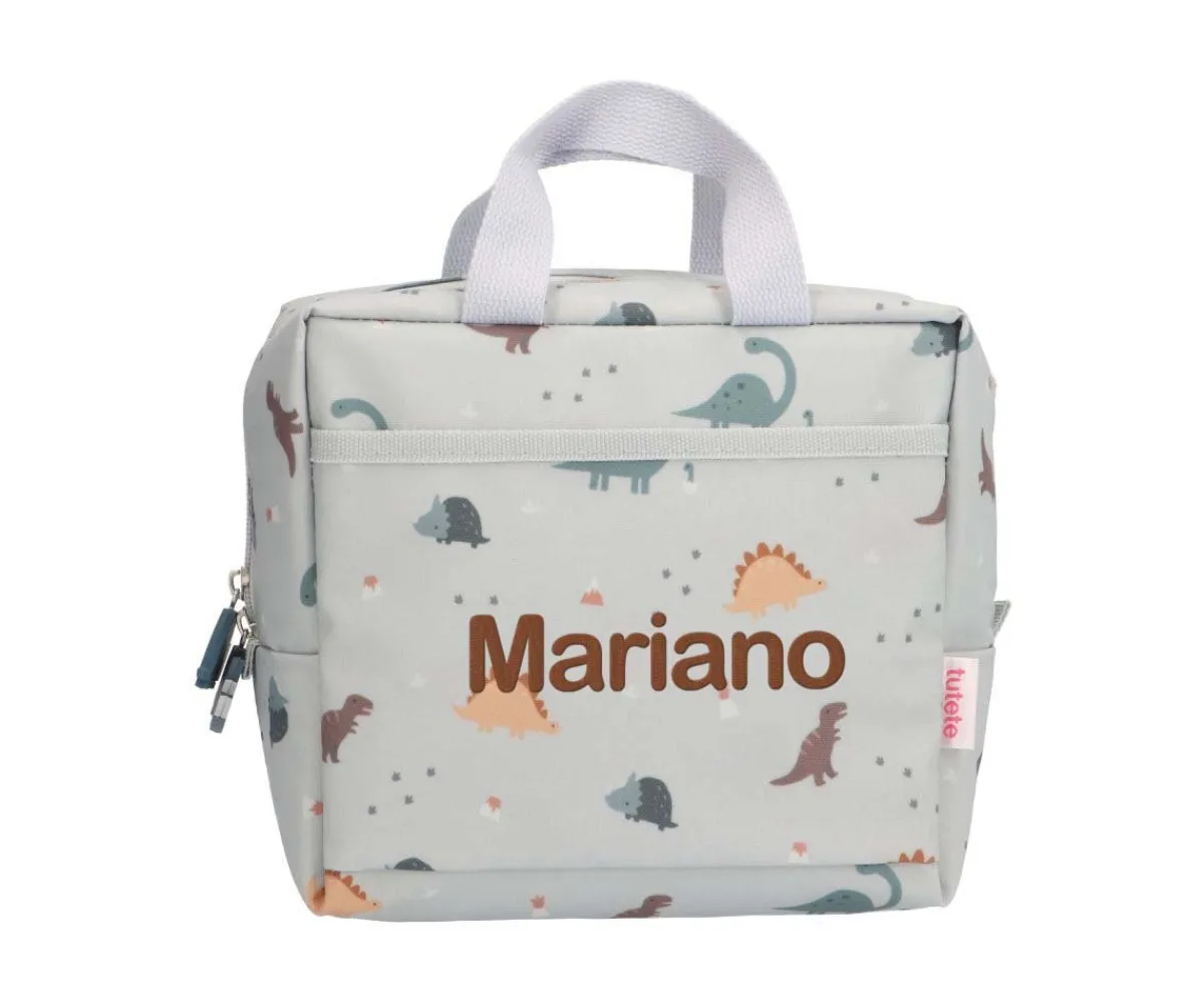 New Bolsa Merienda Térmica Dinos World Personalizable Colecciones Vuelta Al Cole|Bolsas Merienda Personalizadas