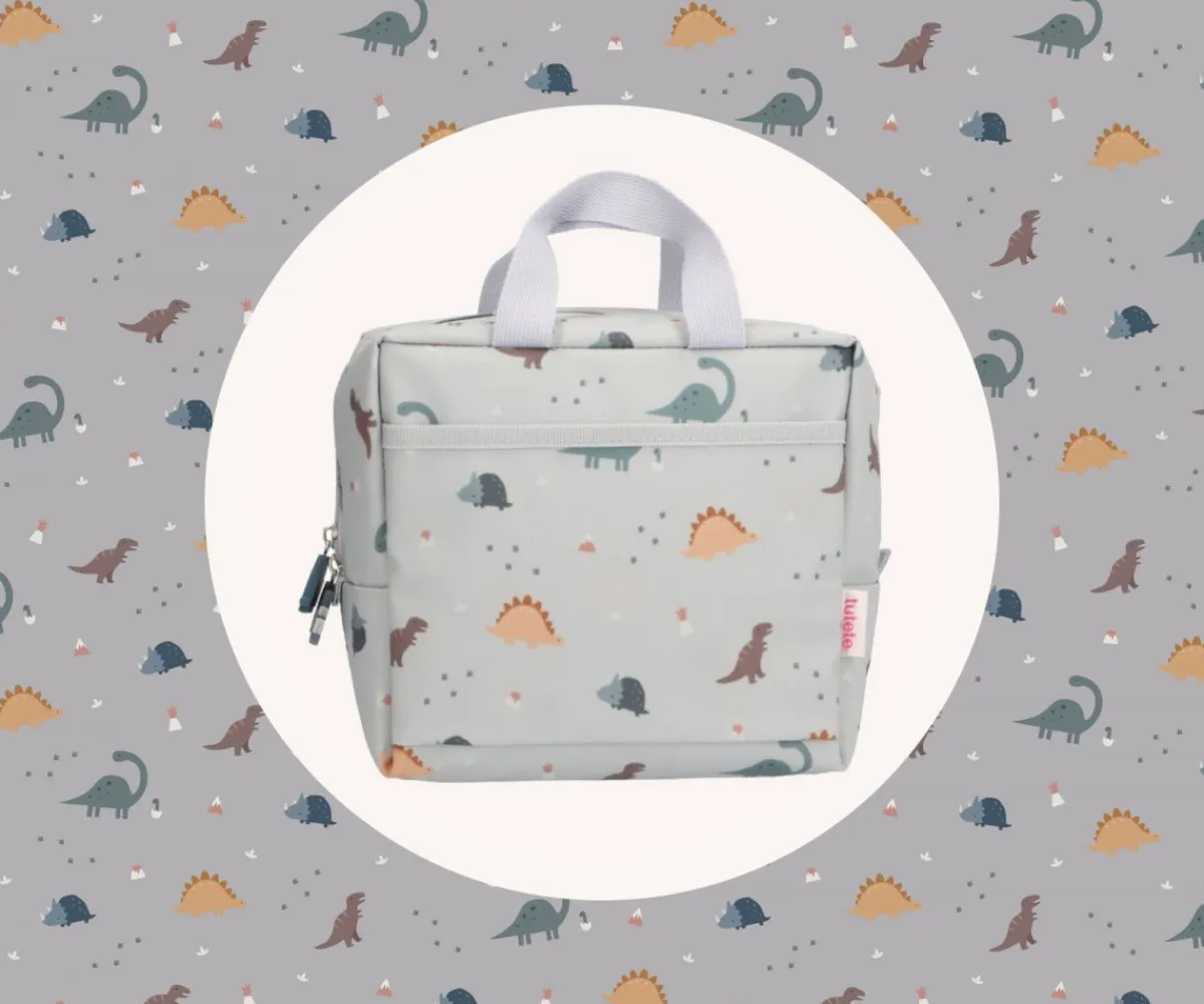 New Bolsa Merienda Térmica Dinos World Personalizable Colecciones Vuelta Al Cole|Bolsas Merienda Personalizadas