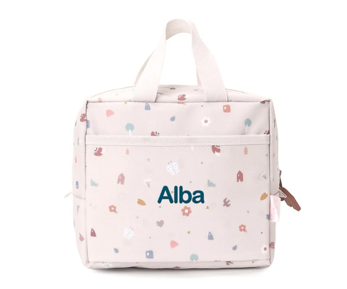 Online Bolsa Merienda Térmica Geometric Nature Personalizable Bolsas Merienda Personalizadas|Colecciones Vuelta Al Cole