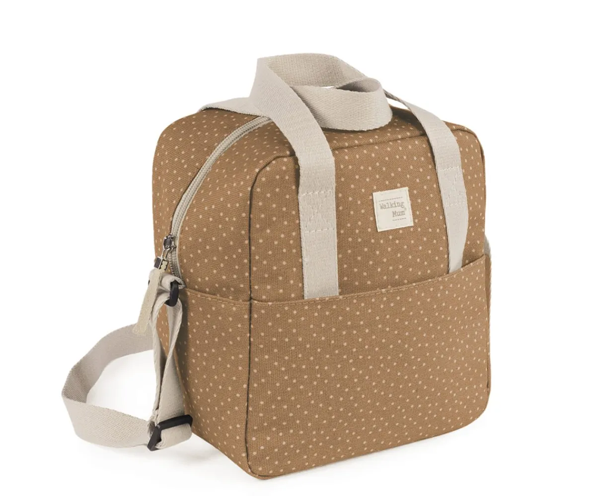 Bolsas Térmicas^Walking Mum Bolsa Merienda Térmica Lunares Poppy Canela