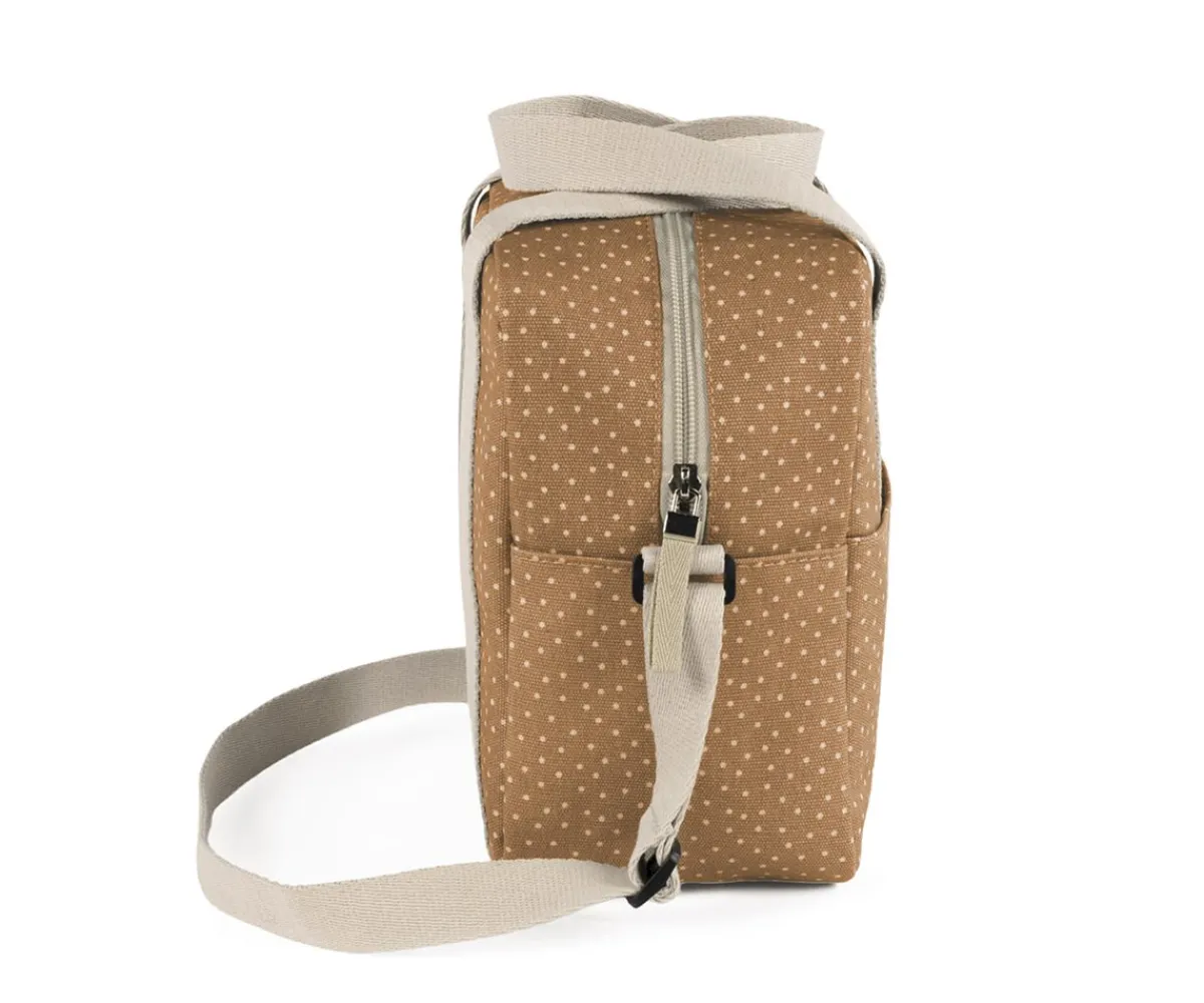 Bolsas Térmicas^Walking Mum Bolsa Merienda Térmica Lunares Poppy Canela