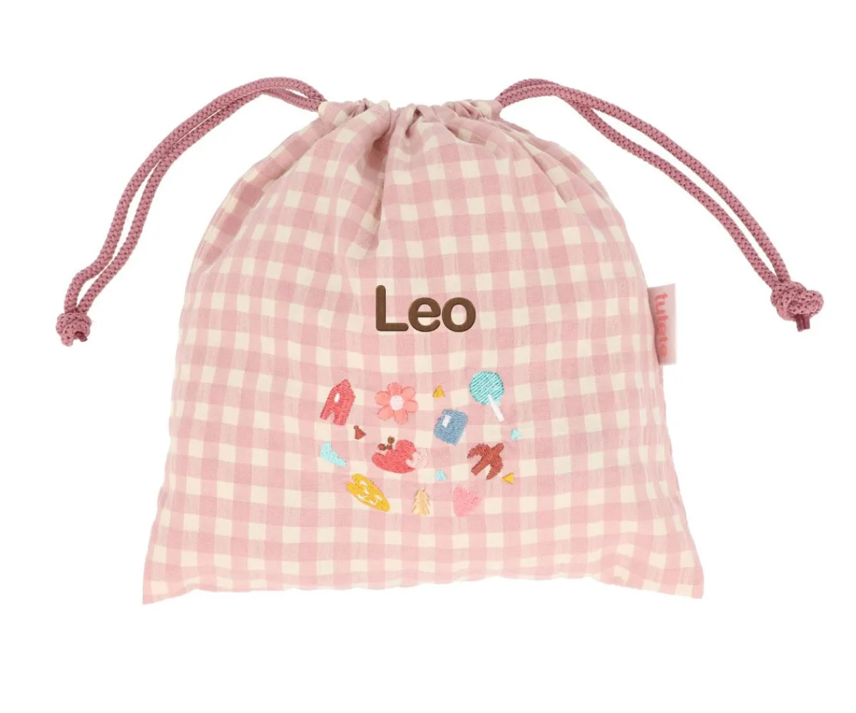 Best Bolsa Merienda Vichy Geometric Nature Personalizable Bolsas Merienda Personalizadas|Colecciones Vuelta Al Cole