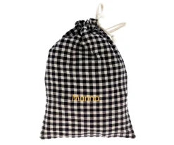 Bolsas Merienda Personalizadas^Cristina de Jos'h Bolsa Merienda Vichy Negro Personalizable