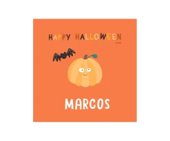 Disfraces Para Niños^Tutete Bolsa Naranja Truco o Trato Halloween Personalizable