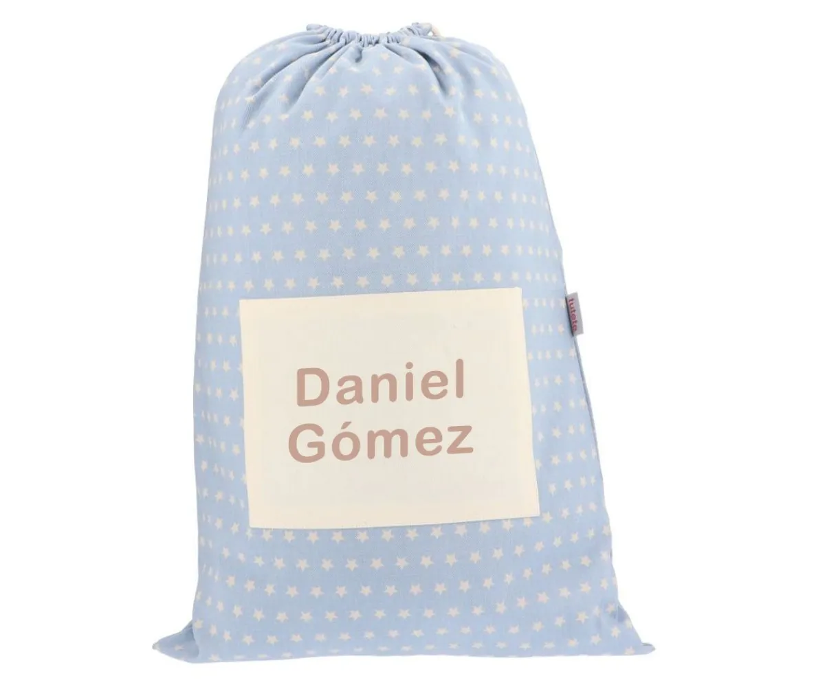 Bolsas De Deporte^Tutete Textil Bolsa para Muda Lyra Azul Personalizable
