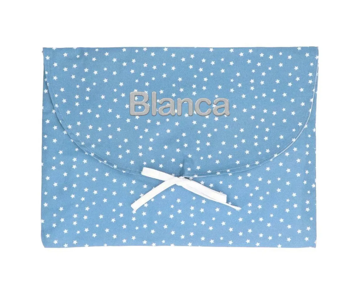 Cambiadores Para Bebés^Cristina de Jos'h Bolsa para Muda Mini Star Azul Personalizable