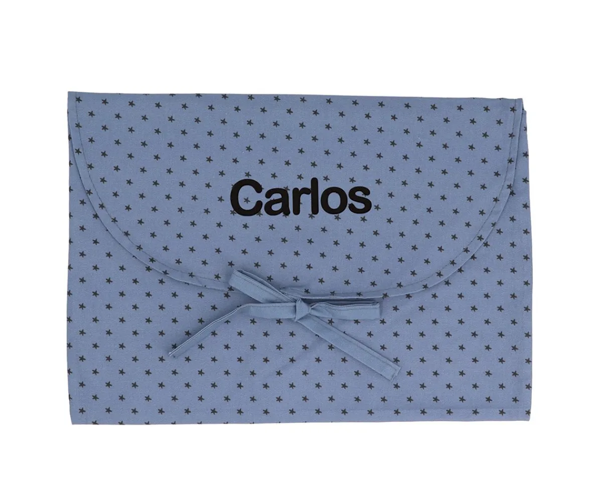 Cambiadores Para Bebés^Cristina de Jos'h Bolsa para Muda Mini Star Blue Personalizable