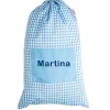 Cambiadores Para Bebés^Tutete Textil Bolsa para Muda Vichy Celeste Personalizable